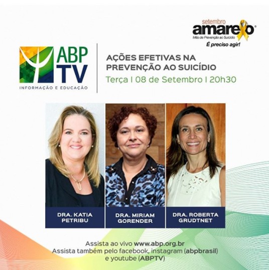 Live “Ações Efetivas na Prevenção do Suicídio”