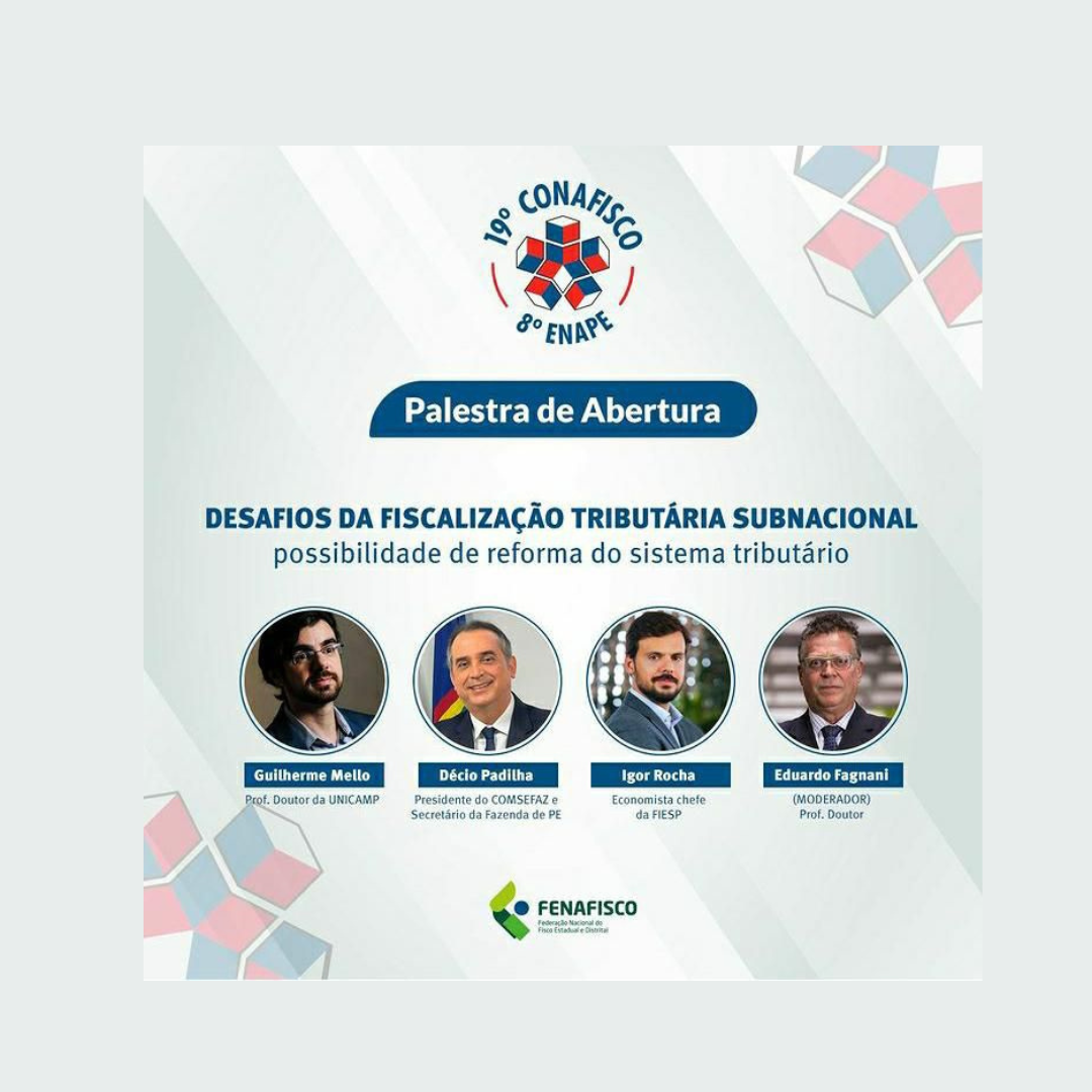 19° Conafisco divulga palestrantes da abertura do evento
