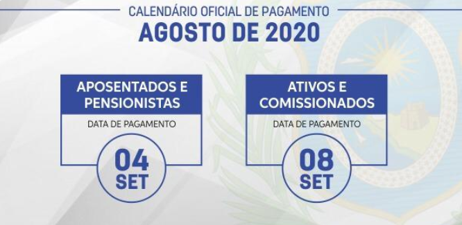 SAD divulga calendário de pagamento dos servidores (agosto/2020)