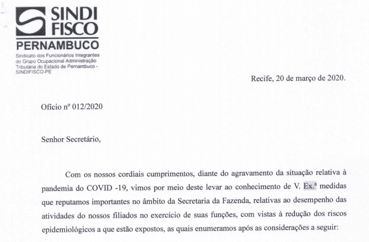Fazenda envia comunicado aos servidores sobre o trabalho remoto