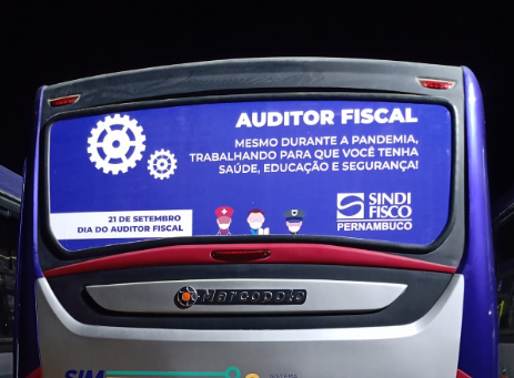 Campanha de valorização do auditor circula pelas ruas de Petrolina