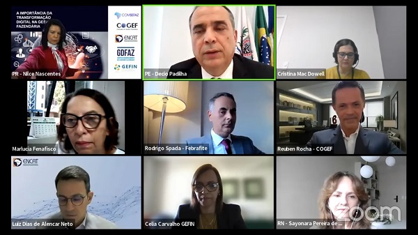 Fenafisco participa de debate sobre a importância da transformação digital na gestão fazendária