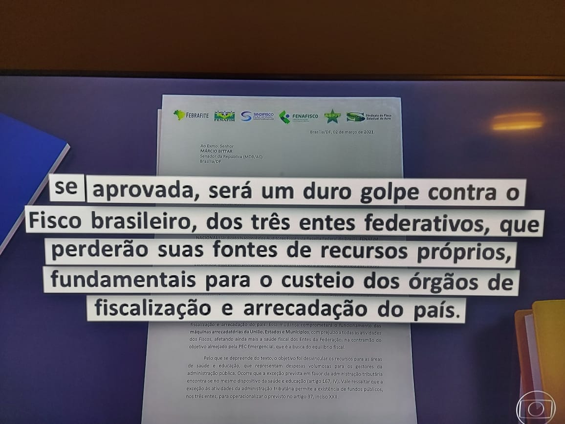 Fenafisco age com urgência a fim de barrar a exclusão de recursos para a Administração Tributária proposta na PEC Emergencial