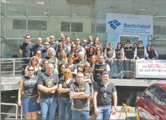 Analistas da Receita em greve