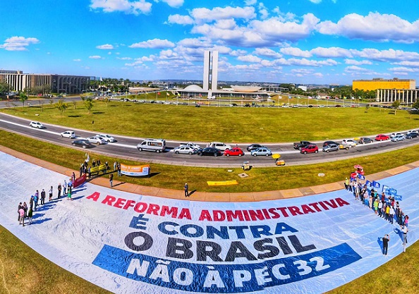 Fenafisco reforça ato nacional contra a reforma administrativa
