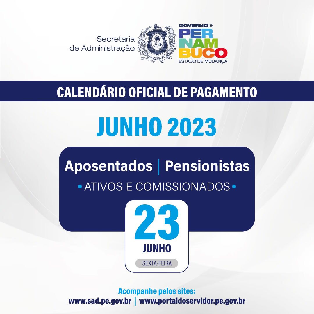 Governo de Pernambuco antecipa para sexta-feira pagamento da folha de junho